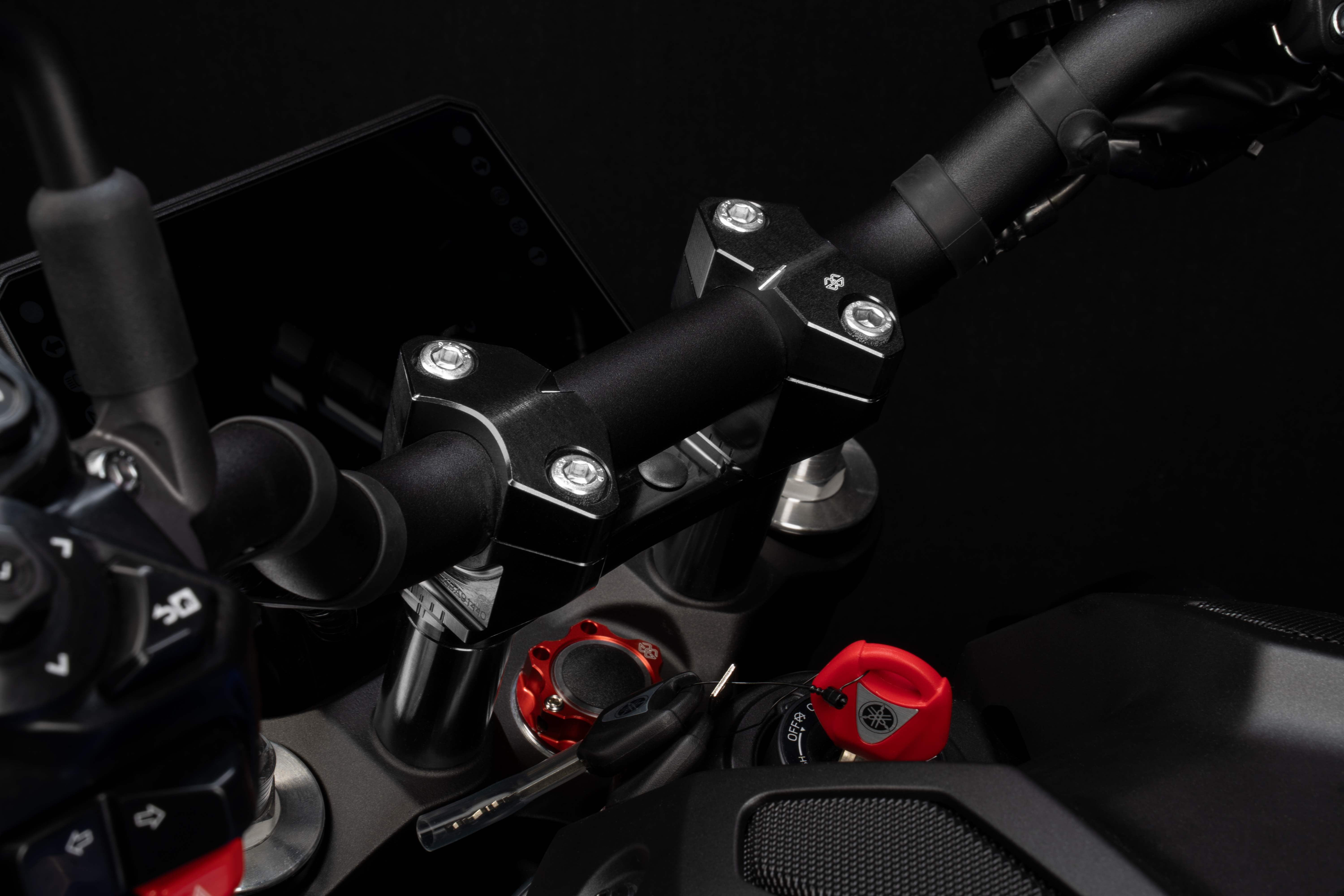 2DGT verstellbare Lenkerböcke schwarz