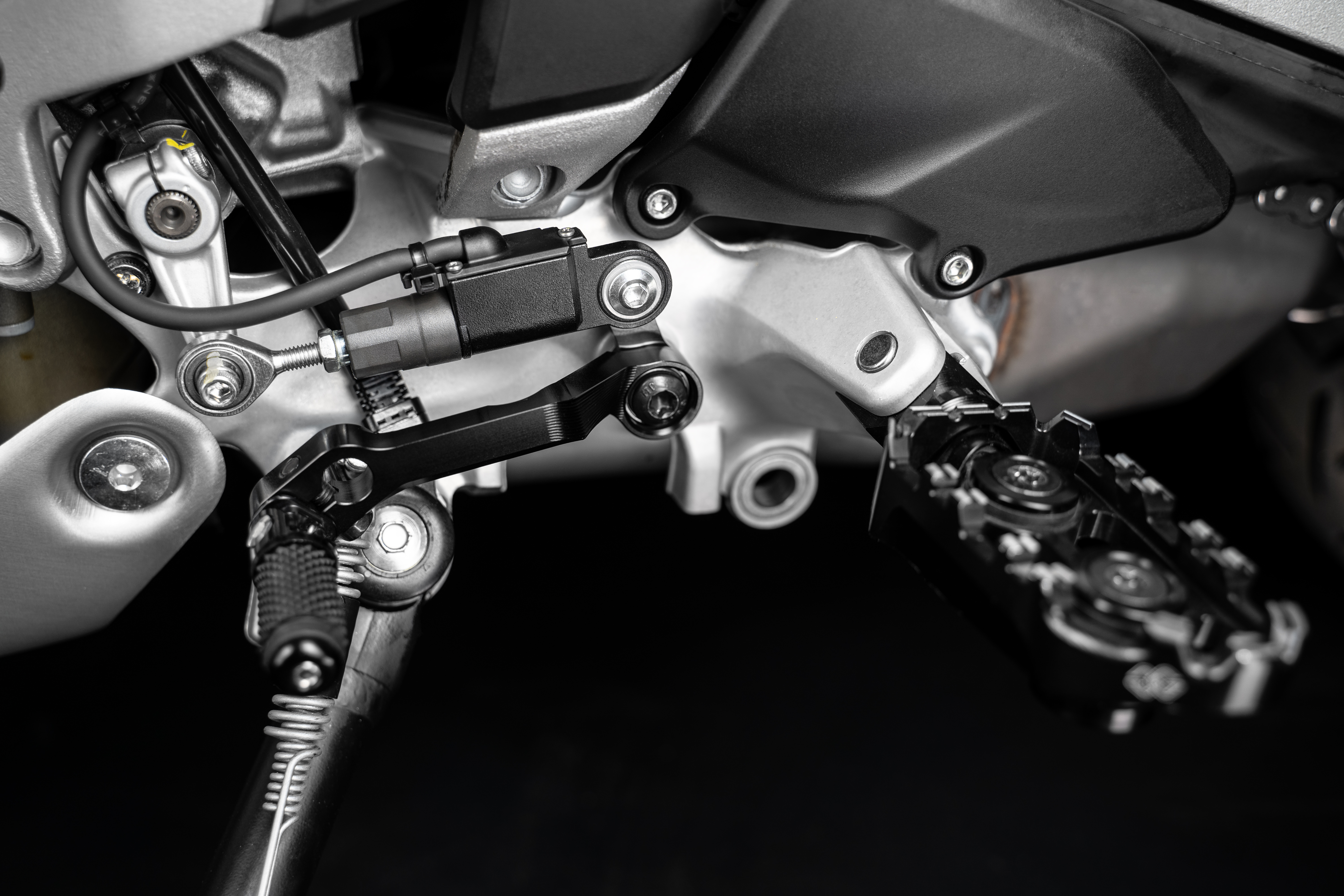 Tech-X Enduro Austauschfußraste, Fahrer, schwarz